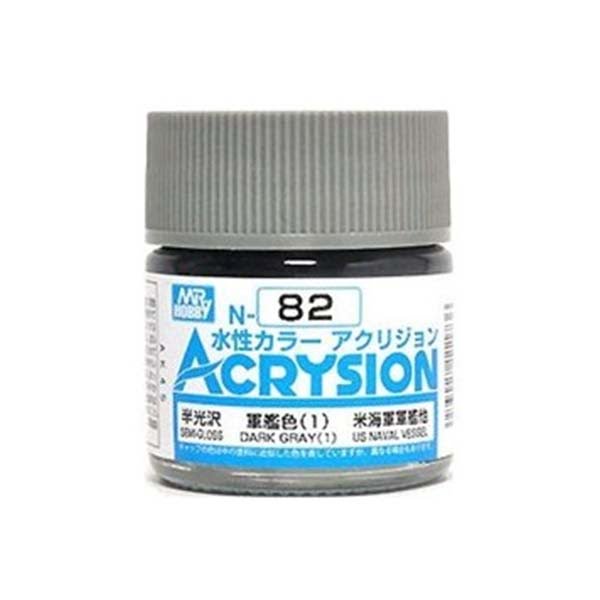 Mr Hobby Acrysion Dark Gray 1 SemiGloss US Naval Vessel N82 • Canada's