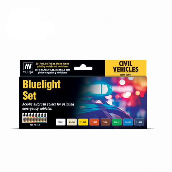 Vallejo Bluelight Paint Set of 8 71154 • Canada's largest selection of