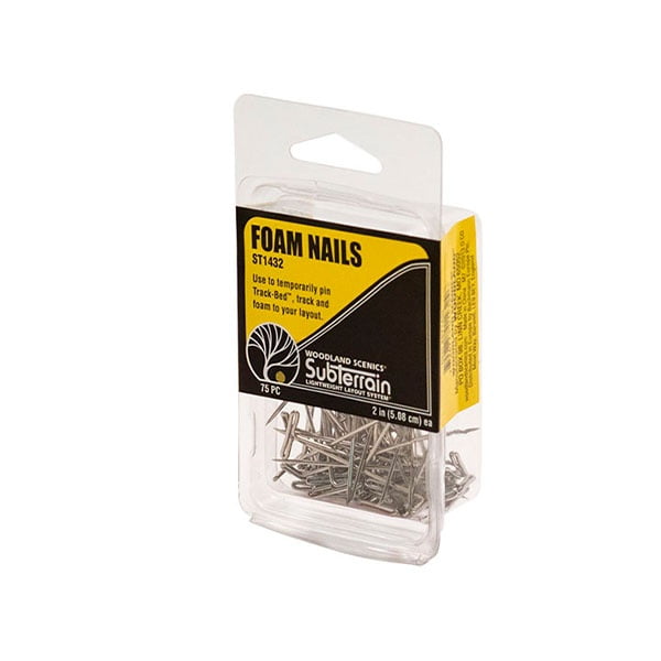 Woodland Foam Nails 2" Pack of 75 1432