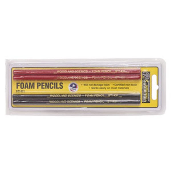 Woodland Foam Pencils Pack of 4 1431