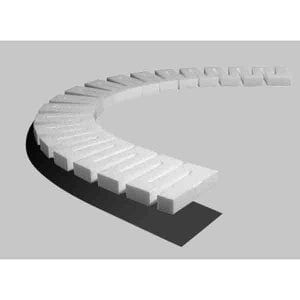 Woodland Riser 1/2"X2' Pack of 4 1406