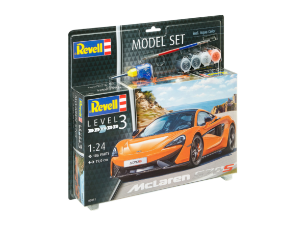 Revell McLaren 570S 1/24 Scale RVG 67051 Model Set