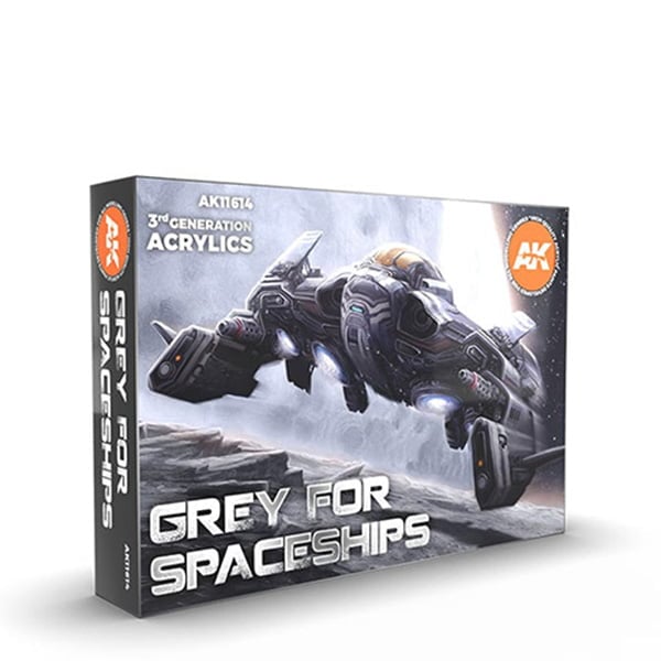 AK Interactive Grey for Spaceships Set 11614