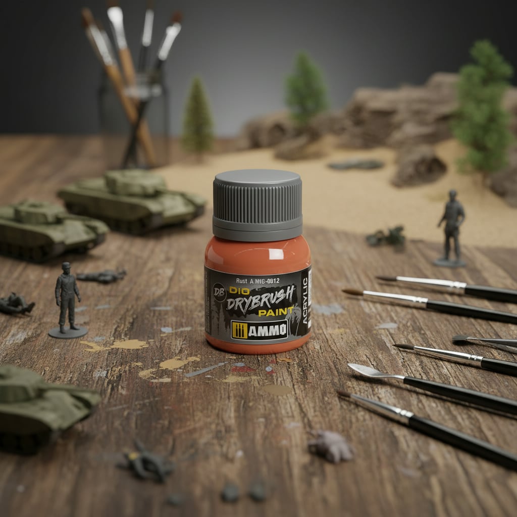 Ammo by Mig Dio Drybrush Rust AMIG0612