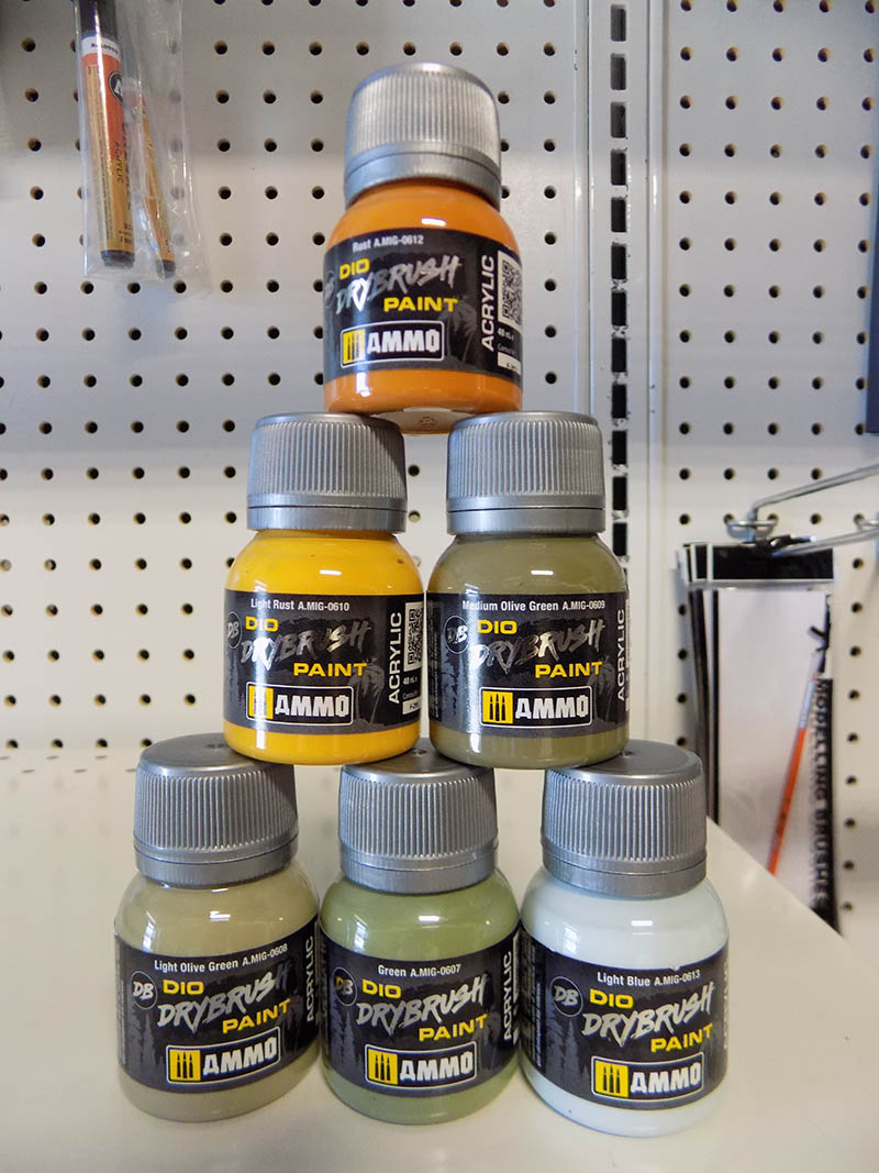 Ammo by Mig DIO Dry Brush Paints now Available at Sunward Hobbies