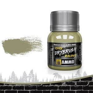 Ammo by Mig Dio Drybrush Medium Vert AMIG0606