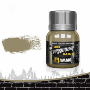 Ammo by Mig Dio Drybrush Medium Olive Green AMIG0609