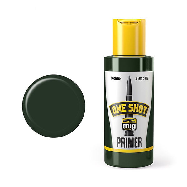 Ammo by Mig One Shot Primer Green AMIG2028 60ml