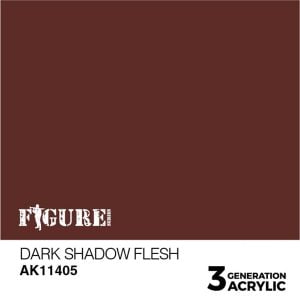 AK Interactive Acrylics Figure Dark Shadow Flesh 11405