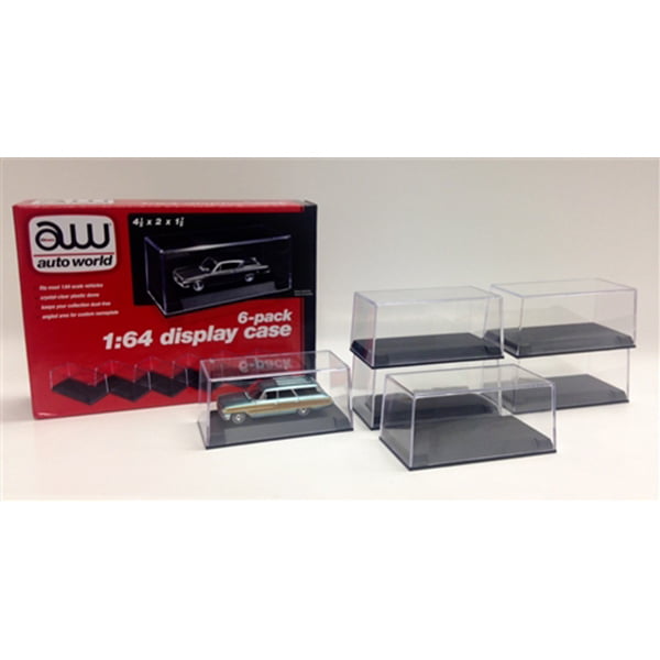 Auto World 6 Pack Car Display Case 1:64 Scale AWDC008