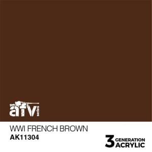 AK Interactive Acrylics AFV WWI French Brown 11304