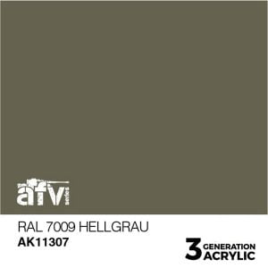 AK Interactive Acrylics AFV RAL 7009 Hellgrau 11307