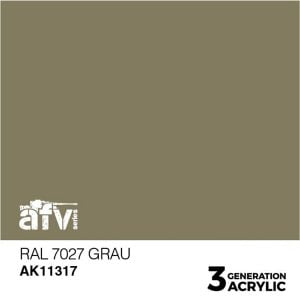 AK Interactive Acrylics AFV RAL 7027 Grau 11317