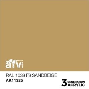 AK Interactive Acrylics AFV RAL 1039 F9 Sandbeige 11325