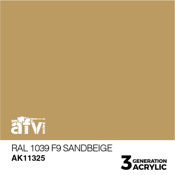 AK Interactive Acrylics AFV RAL 1039 F9 Sandbeige 11325