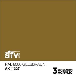 AK Interactive Acrylics AFV RAL 8000 Gelbbraun 11327