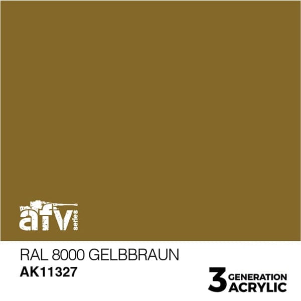 AK Interactive Acrylics AFV RAL 8000 Gelbbraun 11327