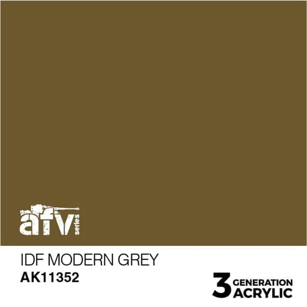 AK Interactive Acrylics AFV IDF Modern Grey 11352