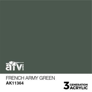 AK Interactive Acrylics AFV French Army Green 11364