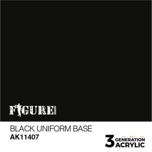 AK Interactive Acrylics Figure Black Uniform Base 11407