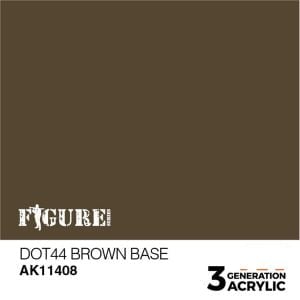 AK Interactive Acrylics Figure Dot44 Brown Base 11408