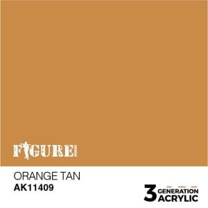 AK Interactive Acrylics Figure Orange Tan 11409