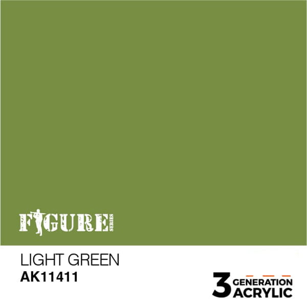 AK Interactive Acrylics Figure Light Green 11411