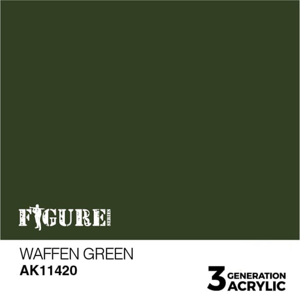 AK Interactive Acrylics Figure Waffen Green 11420