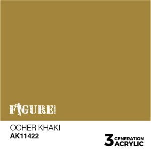 AK Interactive Acrylics Figure Ocher Khaki 11422