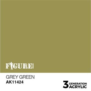 AK Interactive Acrylics Figure Grey Green 11424
