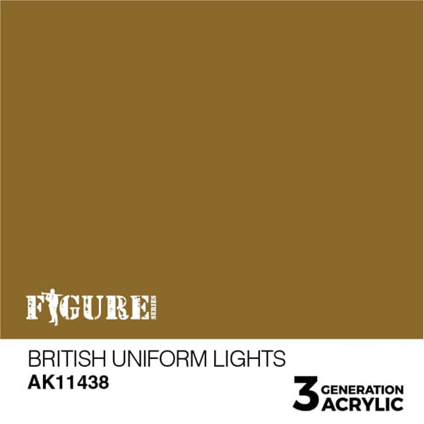 AK Interactive Acrylics Figure British Uniform Lights 11438