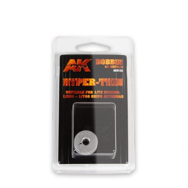 AK Interactive Elastic Rigging Bobbin Hyper-Thin AKI 9135