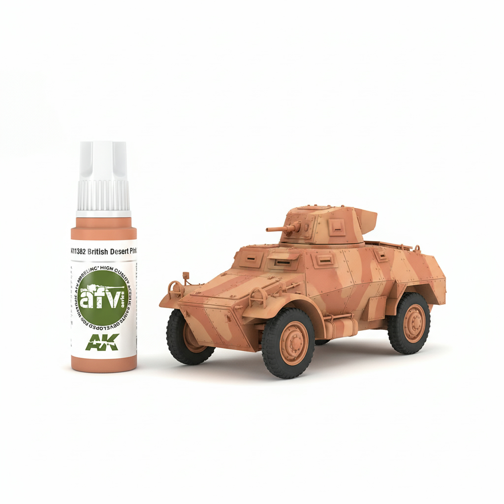 AK Interactive Acrylics AFV British Desert Pink ZI 11382