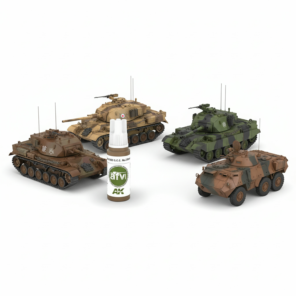 AK Interactive Acrylics AFV S.C.C. No.2 Brown 11385