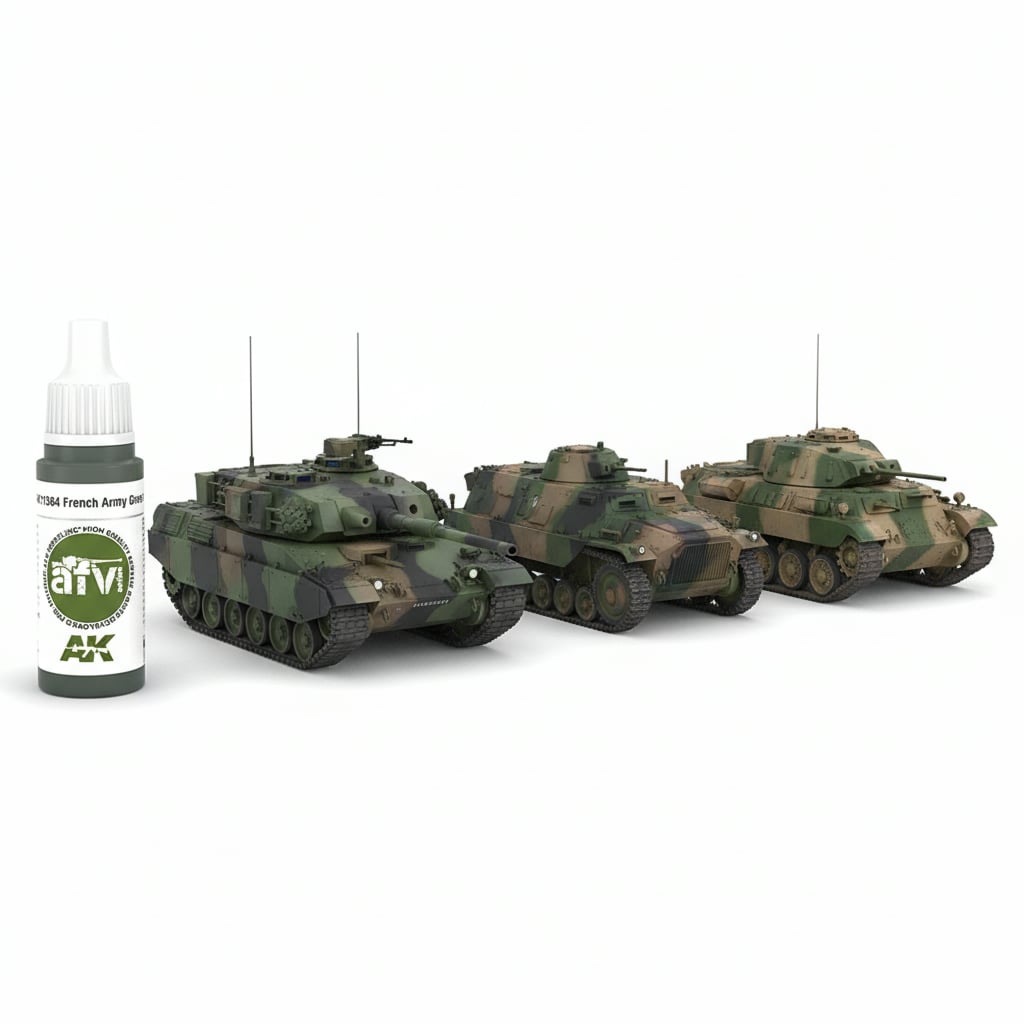 AK Interactive Acrylics AFV French Army Green 11364