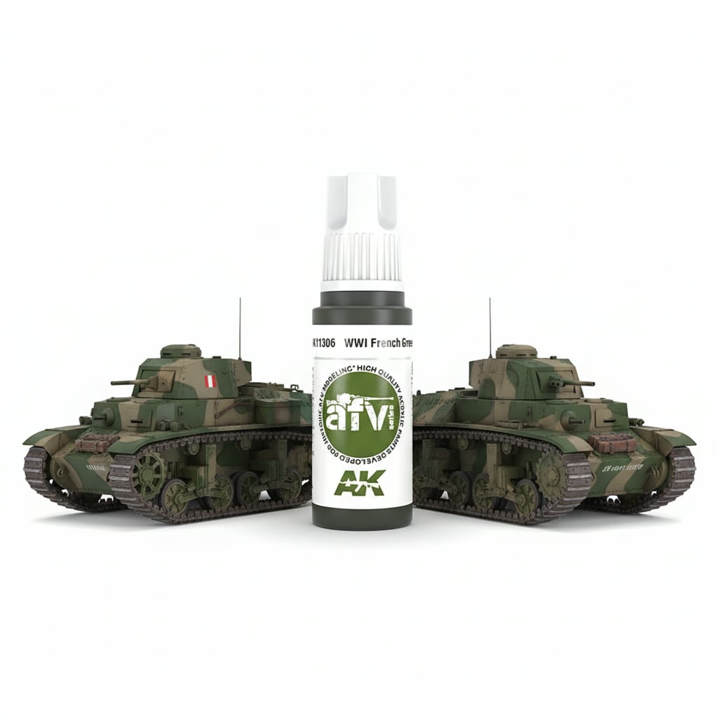 AK Interactive Acrylics AFV WWI French Green 2 11306