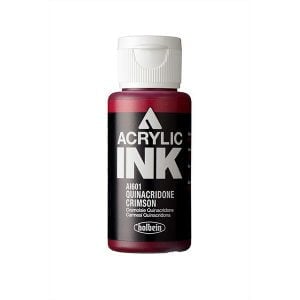 Holbein Acrylic Ink Quinacridone Crimson 30 ml AI601D