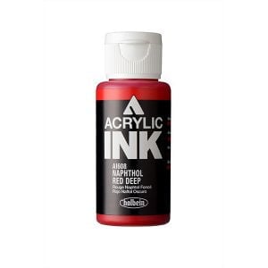 Holbein Acrylic Ink Naphthol Red Deep 30 ml AI608B