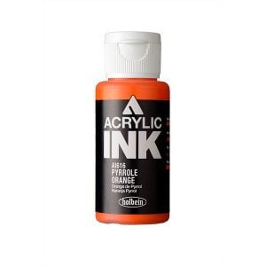 Holbein Acrylic Ink Pyrrole Orange 30 ml AI616C