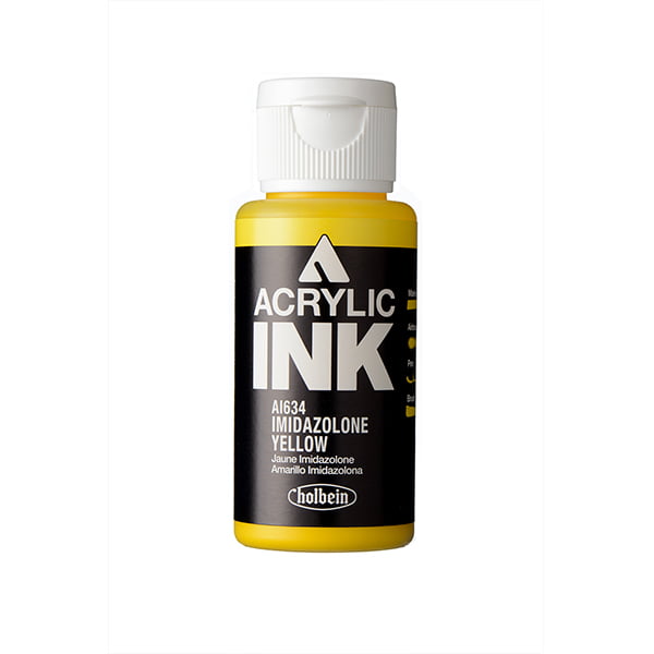 Holbein Acrylic Ink Imidazolone Yellow 30 ml AI634C