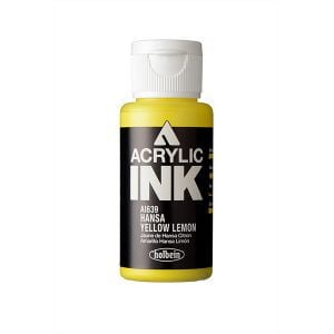 Holbein Acrylic Ink Hansa Yellow Lemon 30 ml AI639B