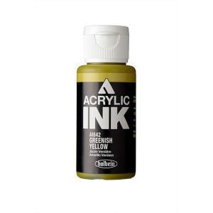 Holbein Acrylic Ink Greenish Yellow 30 ml AI642D