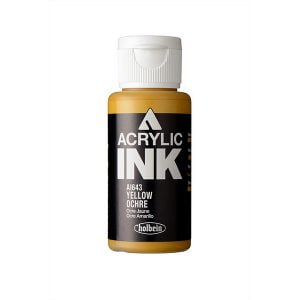 Holbein Acrylic Ink Yellow Ochre 30 ml AI643A