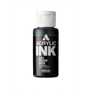 Holbein Acrylic Ink Shadow Green 30 ml AI653D