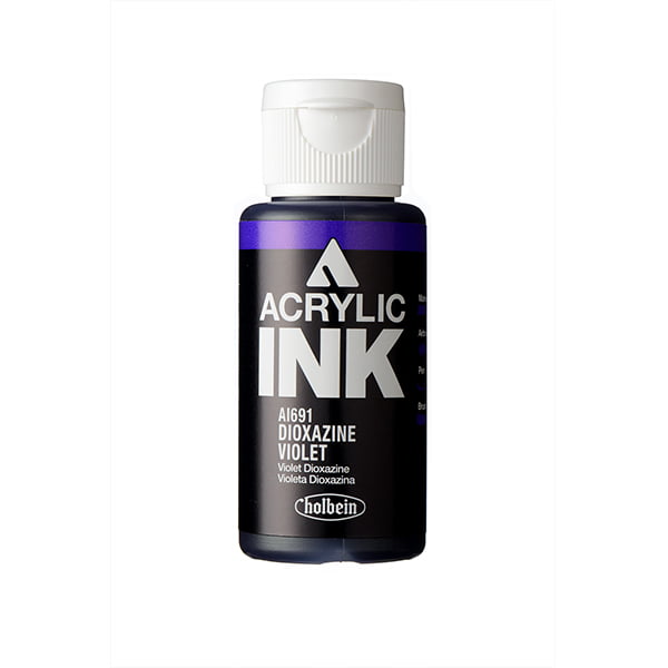 Holbein Acrylic Ink Dioxazine Violet 30 ml AI691C