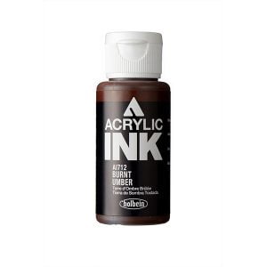 Holbein Acrylic Ink Burnt Umber 30 ml AI712A