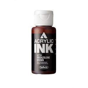 Holbein Acrylic Ink Imidazolone Brown 30 ml AI719C
