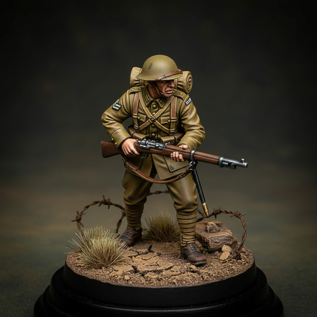 AK Interactive Acrylics Figure Ocher Khaki 11422