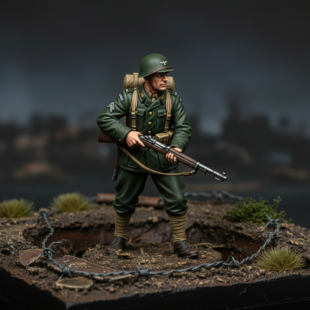 AK Interactive Acrylics Figure Dark Olive Green 11421