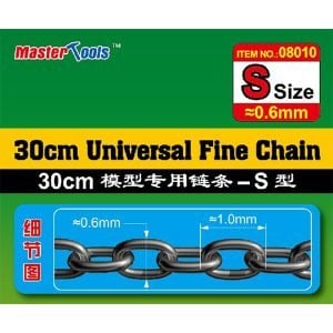 Master Tools 30cm Universal Fine Chains S Size 0.6mm 08010